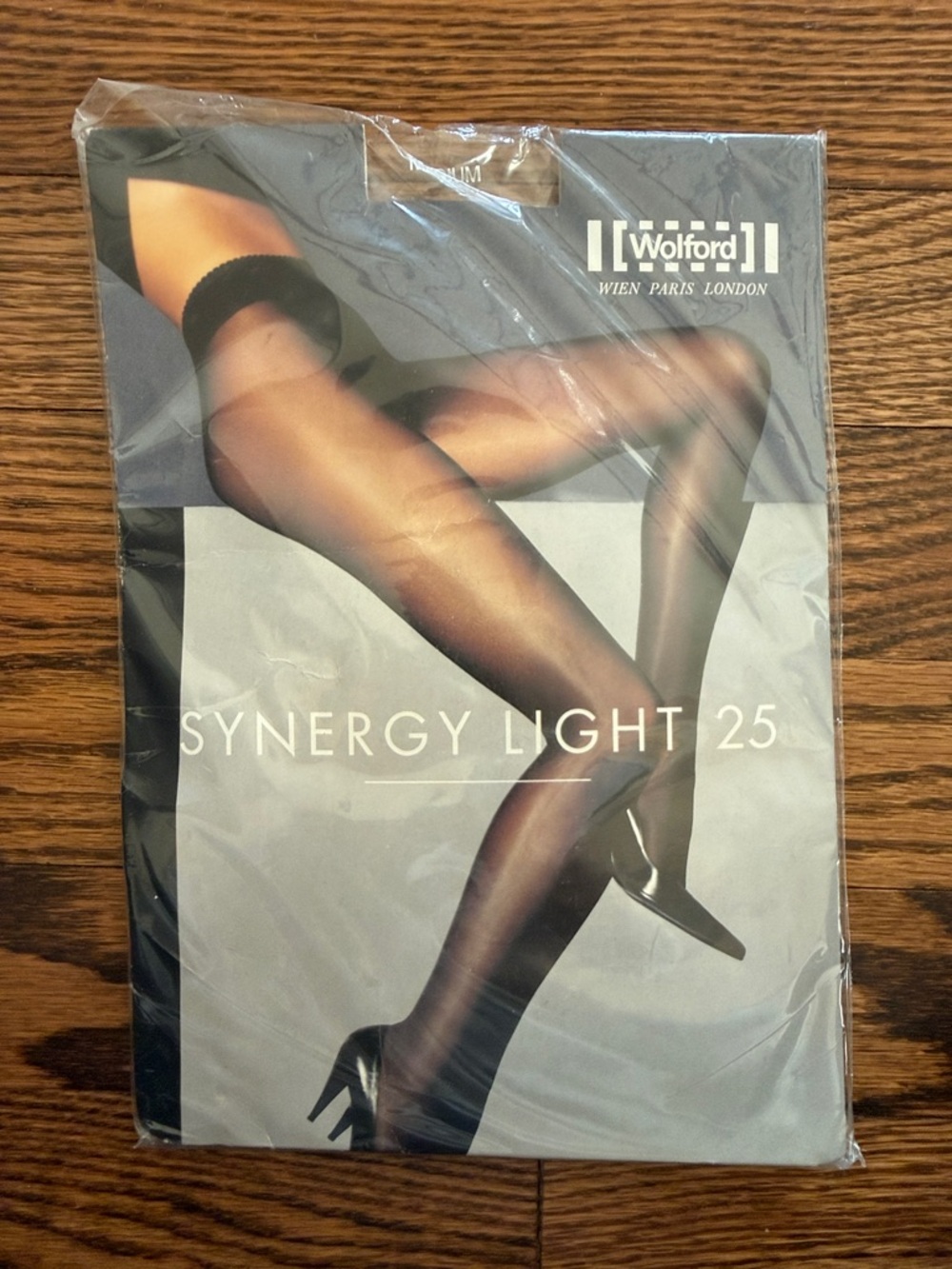 Wolford Sheer Black Thigh High Hosiery